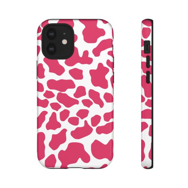 Pink Cow Print Cellphone Case iPhone Samsung Google - Image 4