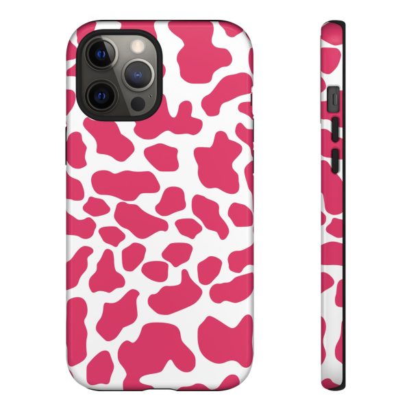 Pink Cow Print Cellphone Case iPhone Samsung Google - Image 7