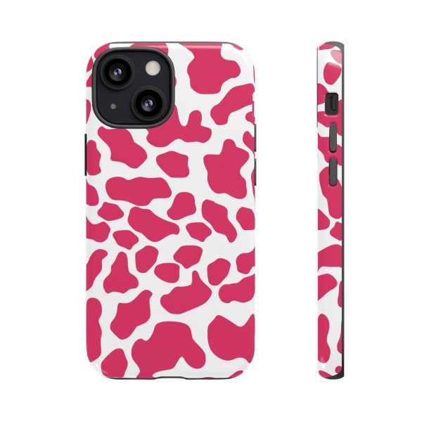 Pink Cow Print Cellphone Case iPhone Samsung Google - Image 9