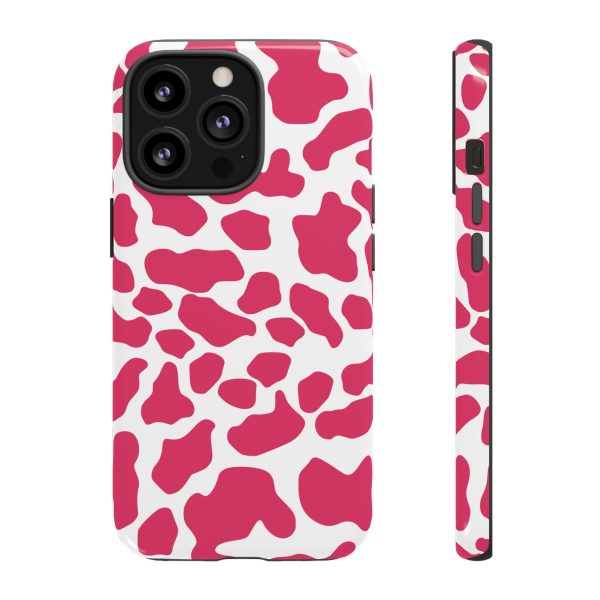 Pink Cow Print Cellphone Case iPhone Samsung Google - Image 10