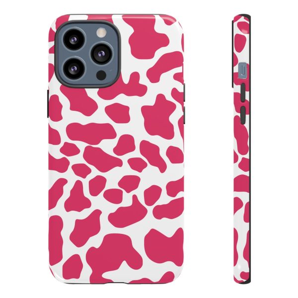 Pink Cow Print Cellphone Case iPhone Samsung Google - Image 11