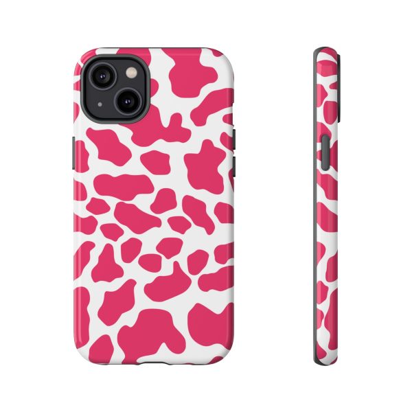 Pink Cow Print Cellphone Case iPhone Samsung Google - Image 24