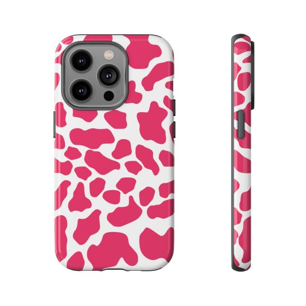 Pink Cow Print Cellphone Case iPhone Samsung Google - Image 23