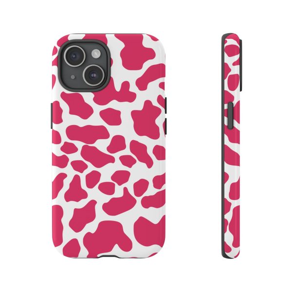 Pink Cow Print Cellphone Case iPhone Samsung Google - Image 31