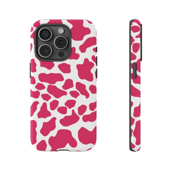 Pink Cow Print Cellphone Case iPhone Samsung Google - Image 33