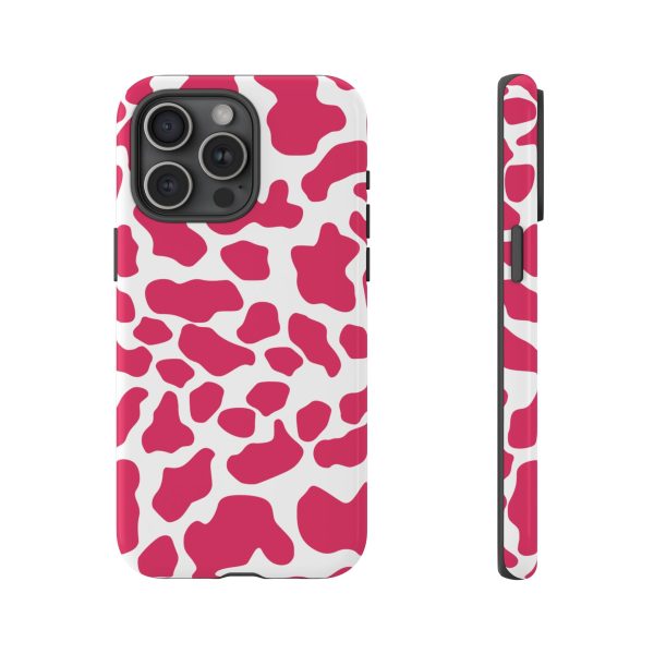 Pink Cow Print Cellphone Case iPhone Samsung Google - Image 34