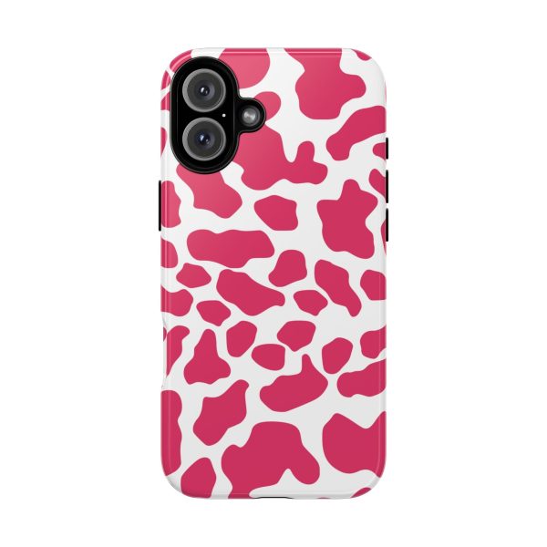 Pink Cow Print Cellphone Case iPhone Samsung Google - Image 41