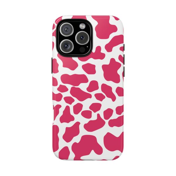 Pink Cow Print Cellphone Case iPhone Samsung Google - Image 43