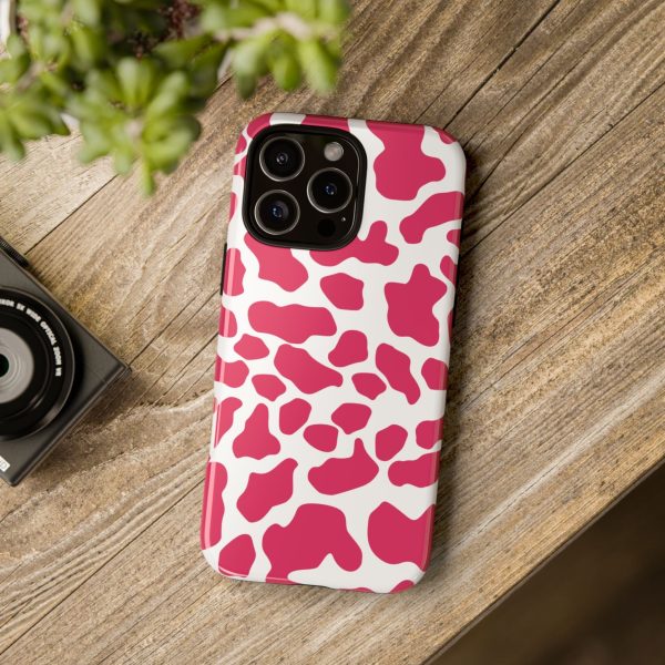 Pink Cow Print Cellphone Case iPhone Samsung Google - Image 69