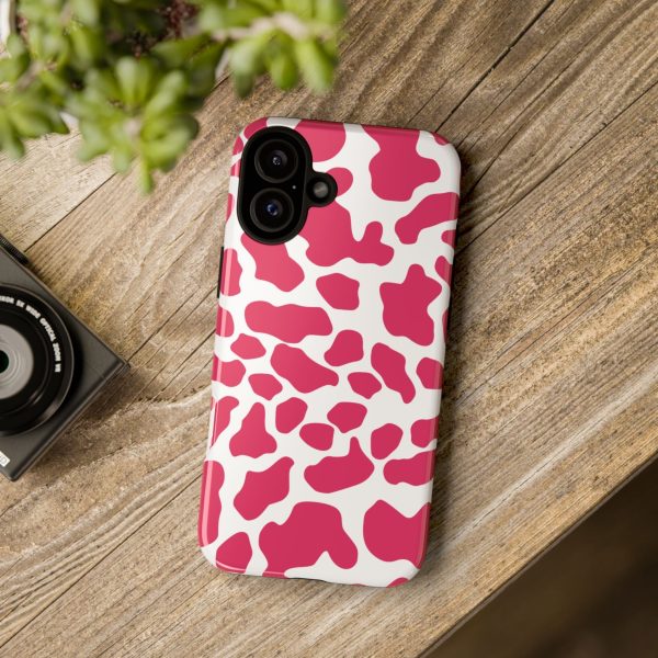 Pink Cow Print Cellphone Case iPhone Samsung Google - Image 63