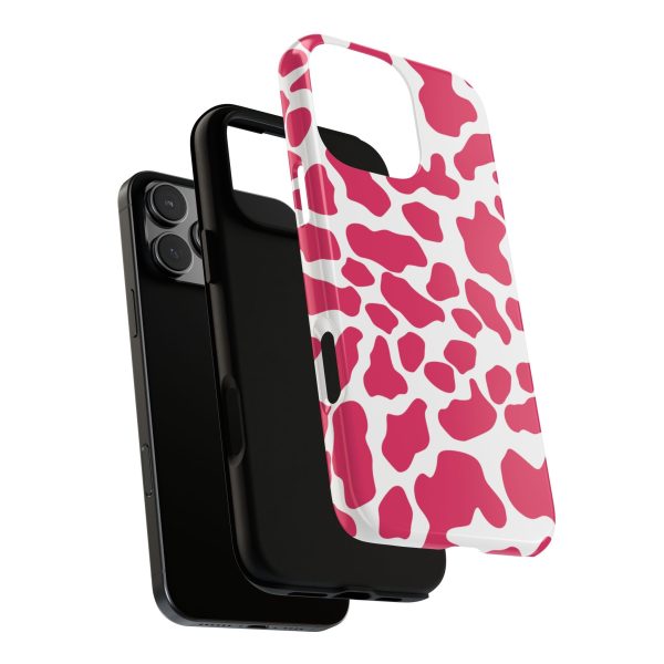 Pink Cow Print Cellphone Case iPhone Samsung Google - Image 68