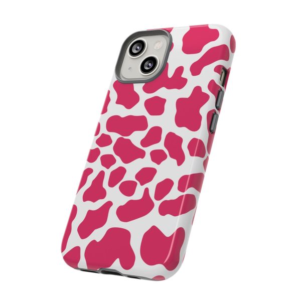 Pink Cow Print Cellphone Case iPhone Samsung Google - Image 44