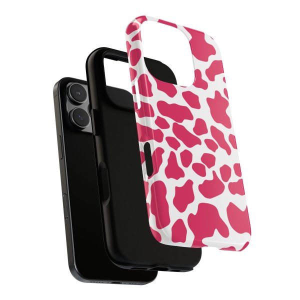 Pink Cow Print Cellphone Case iPhone Samsung Google - Image 65