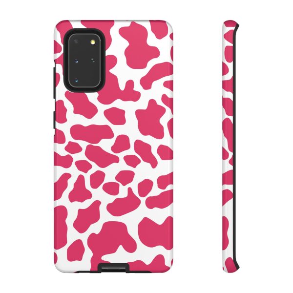 Pink Cow Print Cellphone Case iPhone Samsung Google - Image 3