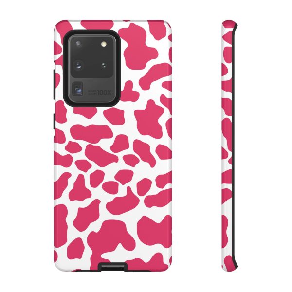 Pink Cow Print Cellphone Case iPhone Samsung Google - Image 2