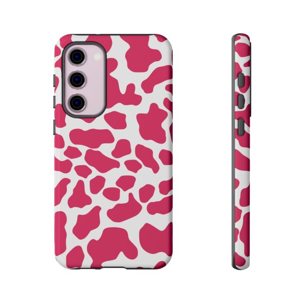 Pink Cow Print Cellphone Case iPhone Samsung Google - Image 27