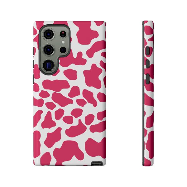 Pink Cow Print Cellphone Case iPhone Samsung Google - Image 28