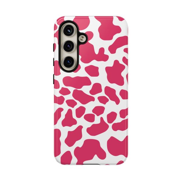 Pink Cow Print Cellphone Case iPhone Samsung Google - Image 35