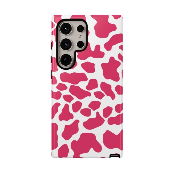 Pink Cow Print Cellphone Case iPhone Samsung Google - Image 37