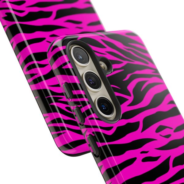 Pink Phone Case Tough Tiger Print - Image 53