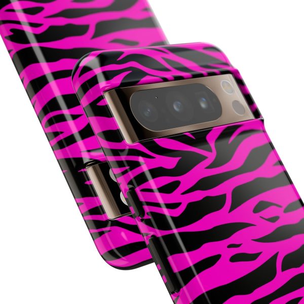 Pink Phone Case Tough Tiger Print - Image 56