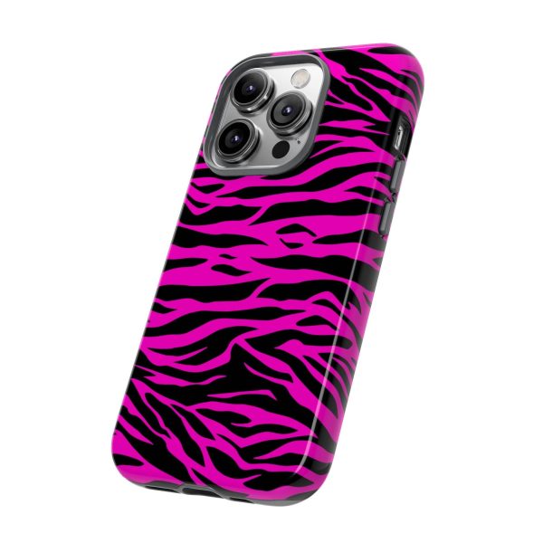 Pink Phone Case Tough Tiger Print - Image 45