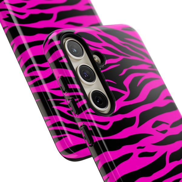 Pink Phone Case Tough Tiger Print - Image 54