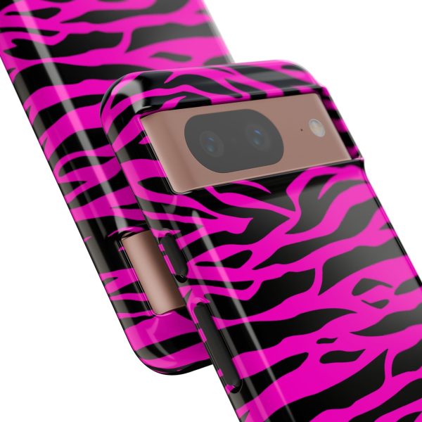 Pink Phone Case Tough Tiger Print - Image 57