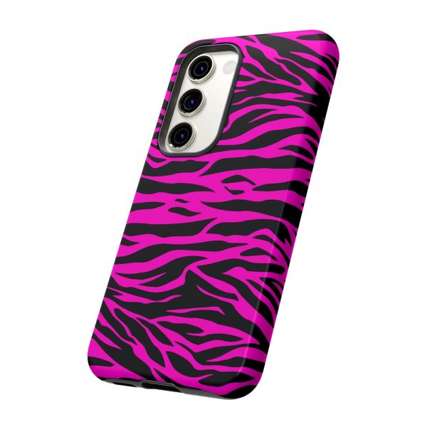 Pink Phone Case Tough Tiger Print - Image 48