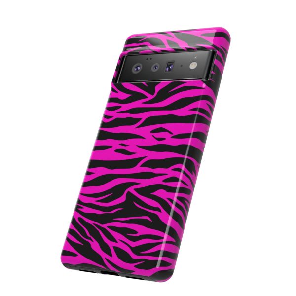 Pink Phone Case Tough Tiger Print - Image 52