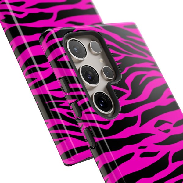 Pink Phone Case Tough Tiger Print - Image 55