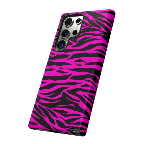 Pink Phone Case Tough Tiger Print - Image 50