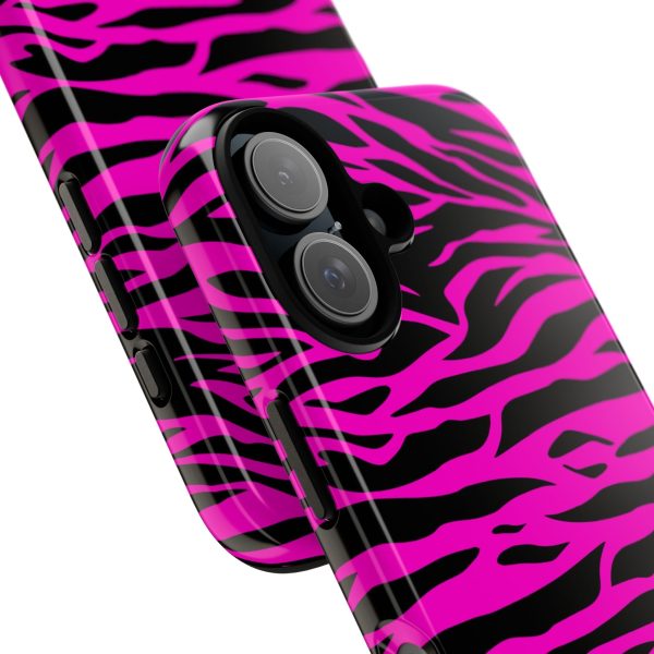 Pink Phone Case Tough Tiger Print - Image 58