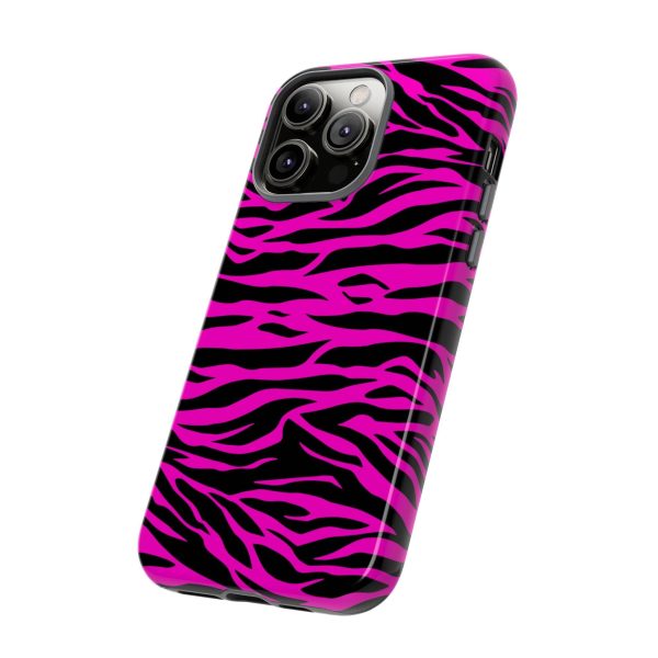 Pink Phone Case Tough Tiger Print - Image 47