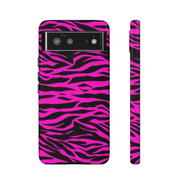 Pink Phone Case Tough Tiger Print - Image 16