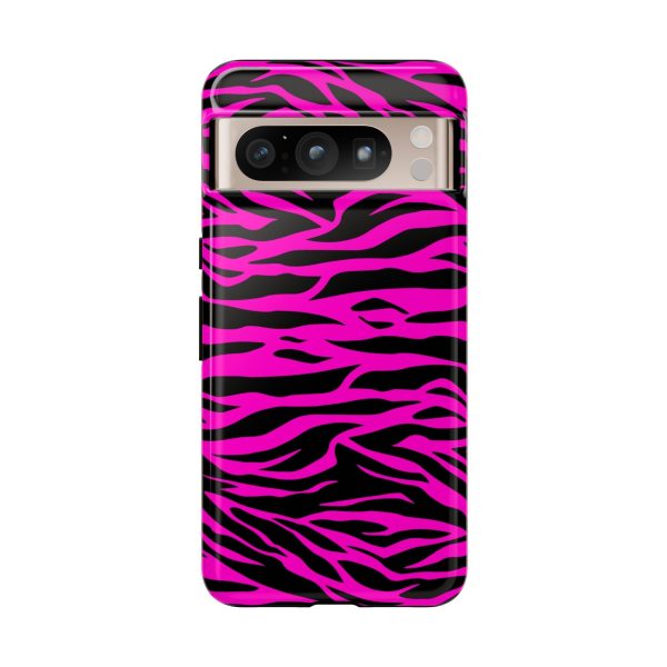 Pink Phone Case Tough Tiger Print - Image 38