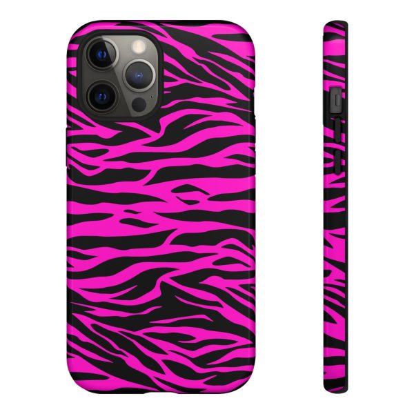 Pink Phone Case Tough Tiger Print - Image 7