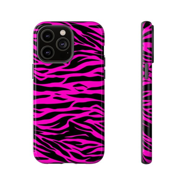 Pink Phone Case Tough Tiger Print - Image 25