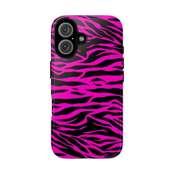 Pink Phone Case Tough Tiger Print - Image 40