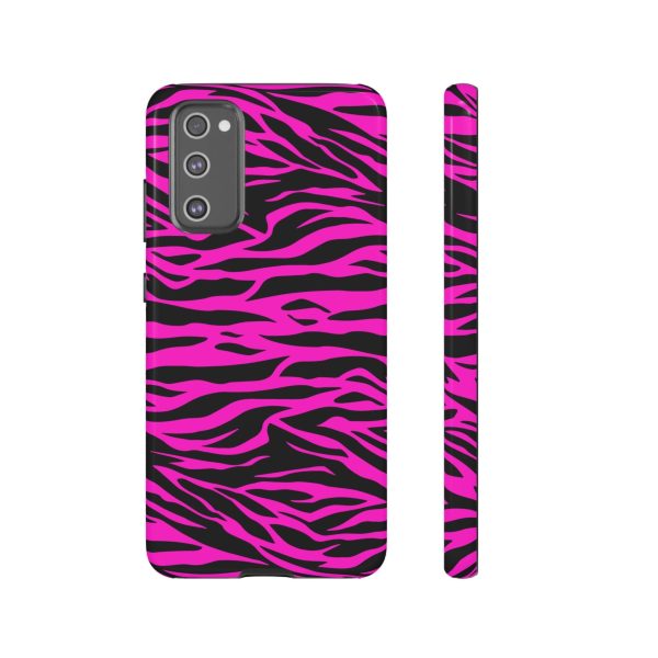 Pink Phone Case Tough Tiger Print - Image 17