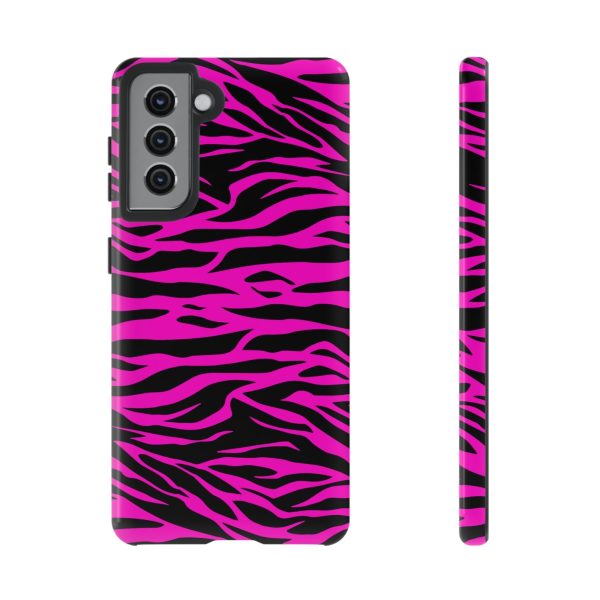 Pink Phone Case Tough Tiger Print - Image 12