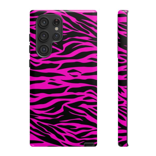 Pink Phone Case Tough Tiger Print - Image 21