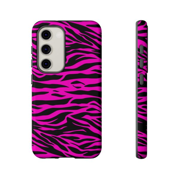 Pink Phone Case Tough Tiger Print - Image 26