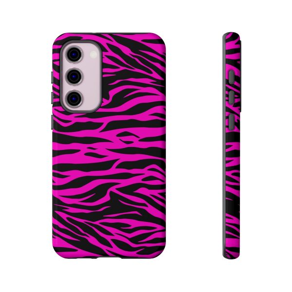 Pink Phone Case Tough Tiger Print - Image 27