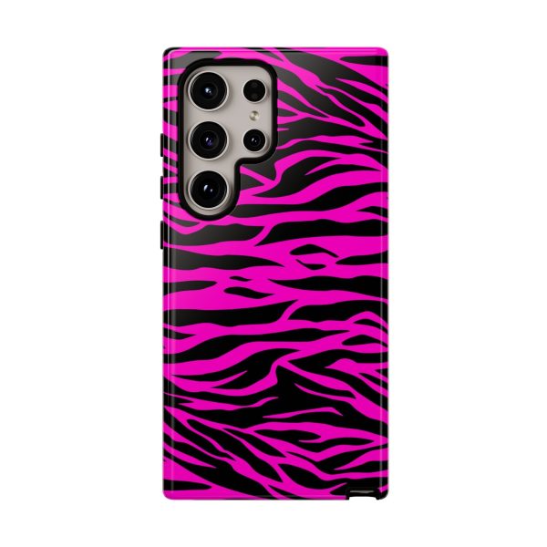 Pink Phone Case Tough Tiger Print - Image 37