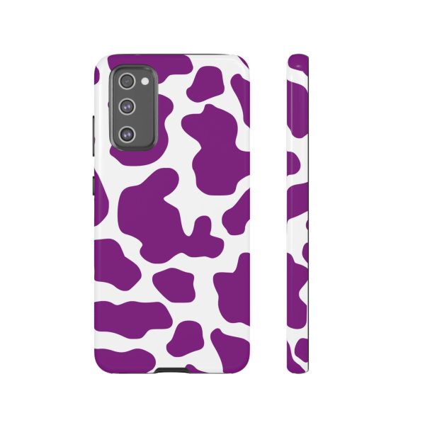 Purple Cow print phone Case iPhone Samsung Google - Image 17