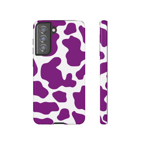 Purple Cow print phone Case iPhone Samsung Google - Image 18