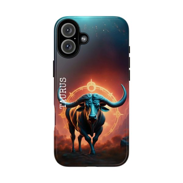 Taurus Bull Astrology Horoscope Tough Phone Case - Image 2