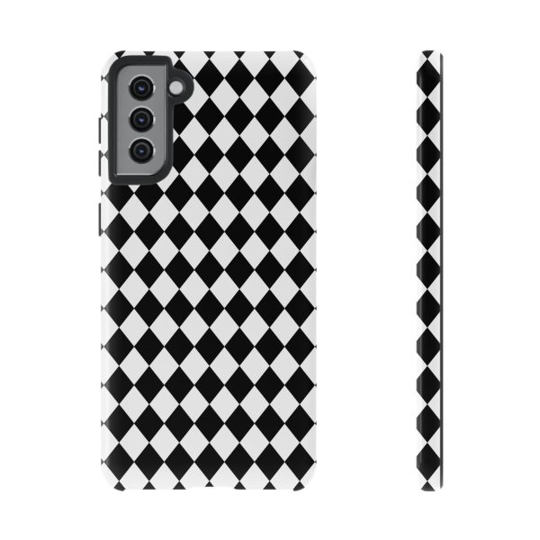 White and Black Dimond Tough phone Case Cover | iPhone | Google | Samsung - Image 13