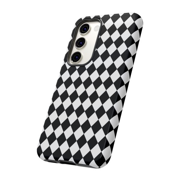 White and Black Dimond Tough phone Case Cover | iPhone | Google | Samsung - Image 48